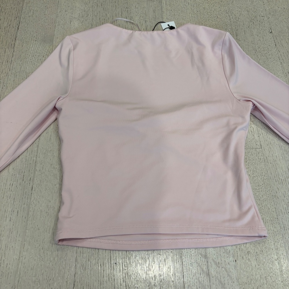 NWT Garage Sweetheart Long Sleeve Light Pink XS - Picture 2 of 4